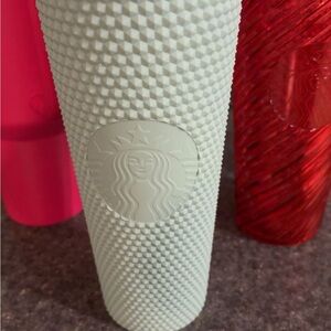 Starbucks Light Gray Textured Tumbler